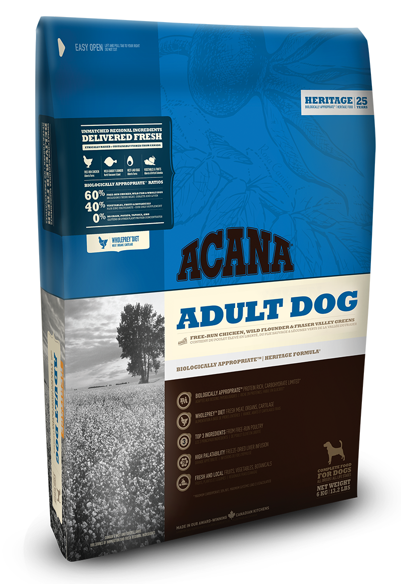 

Сухой корм ACANA Adult Dog для собак на всех стадиях жизни со вкусом курицы, 11.4 кг