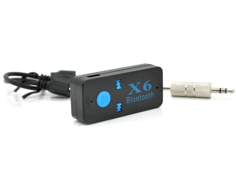 

Аудио ресивер Wireless Bluetooth X6 3.5mm AUX Audio Stereo Music Home + TF-card