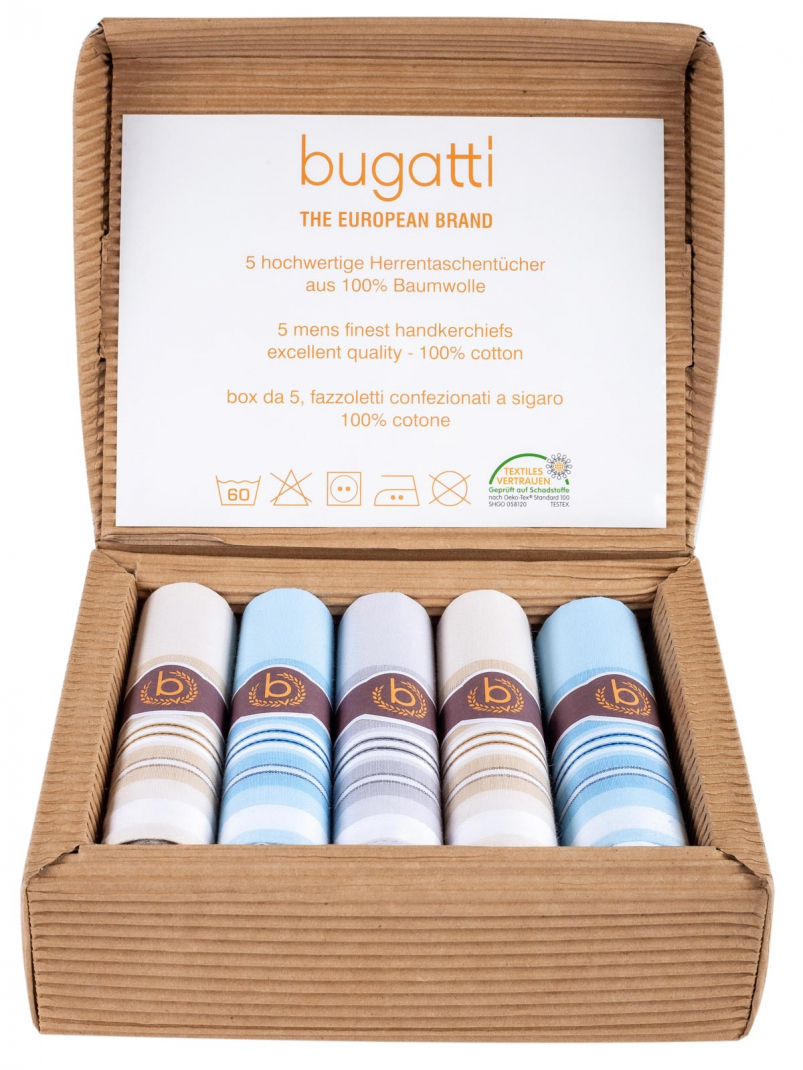 

носовые платки Bugatti б/р разноцветные Z 5 beige