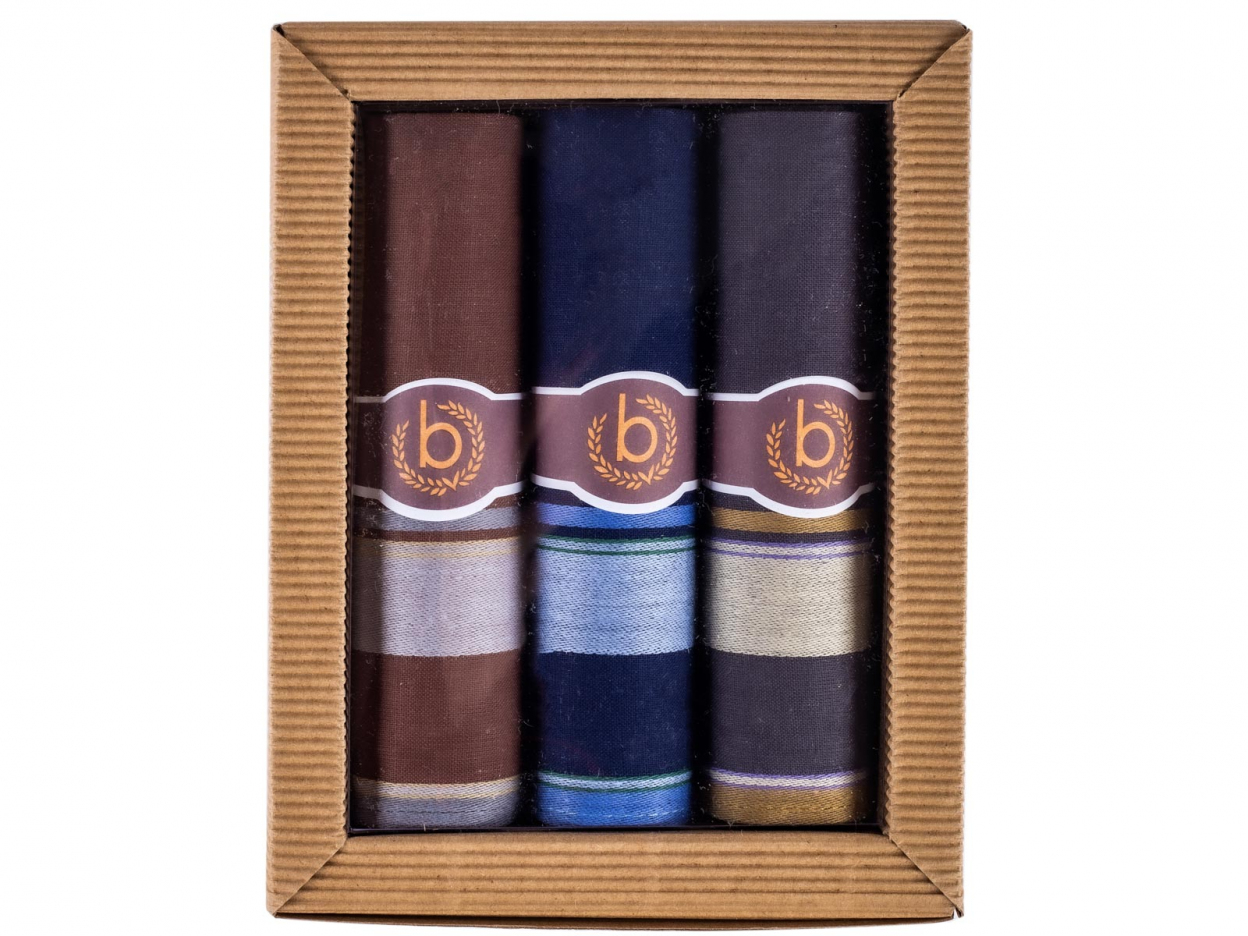 

Носовые платки Bugatti б/р разноцветные Z 3 brown