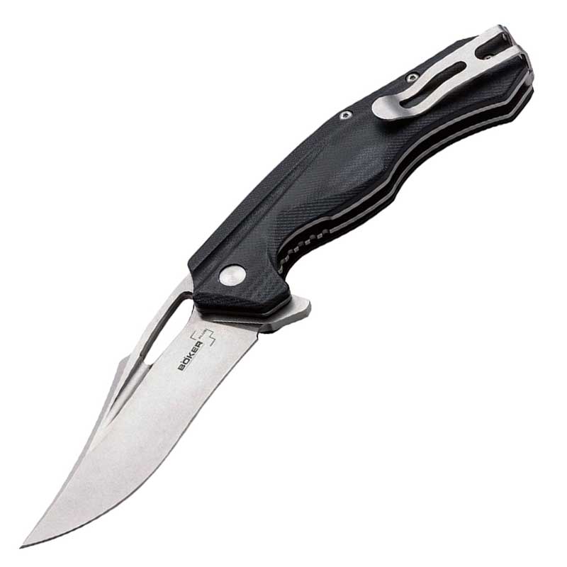 

Нож складной Boker Plus Masada Folder (длина: 225мм, лезвие: 93мм), черный