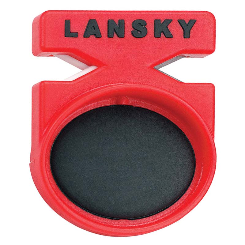 

Точилка для ножей двухсторонняя карманная Lansky Quick Fix, красная