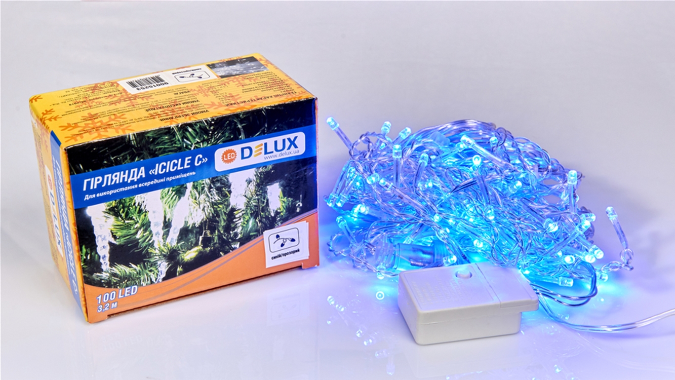 

Светодиодная гирлянда DELUX ICICLE 100LED С 3.2х0.7 м Синий/Прозрачный IP20 (90015253)