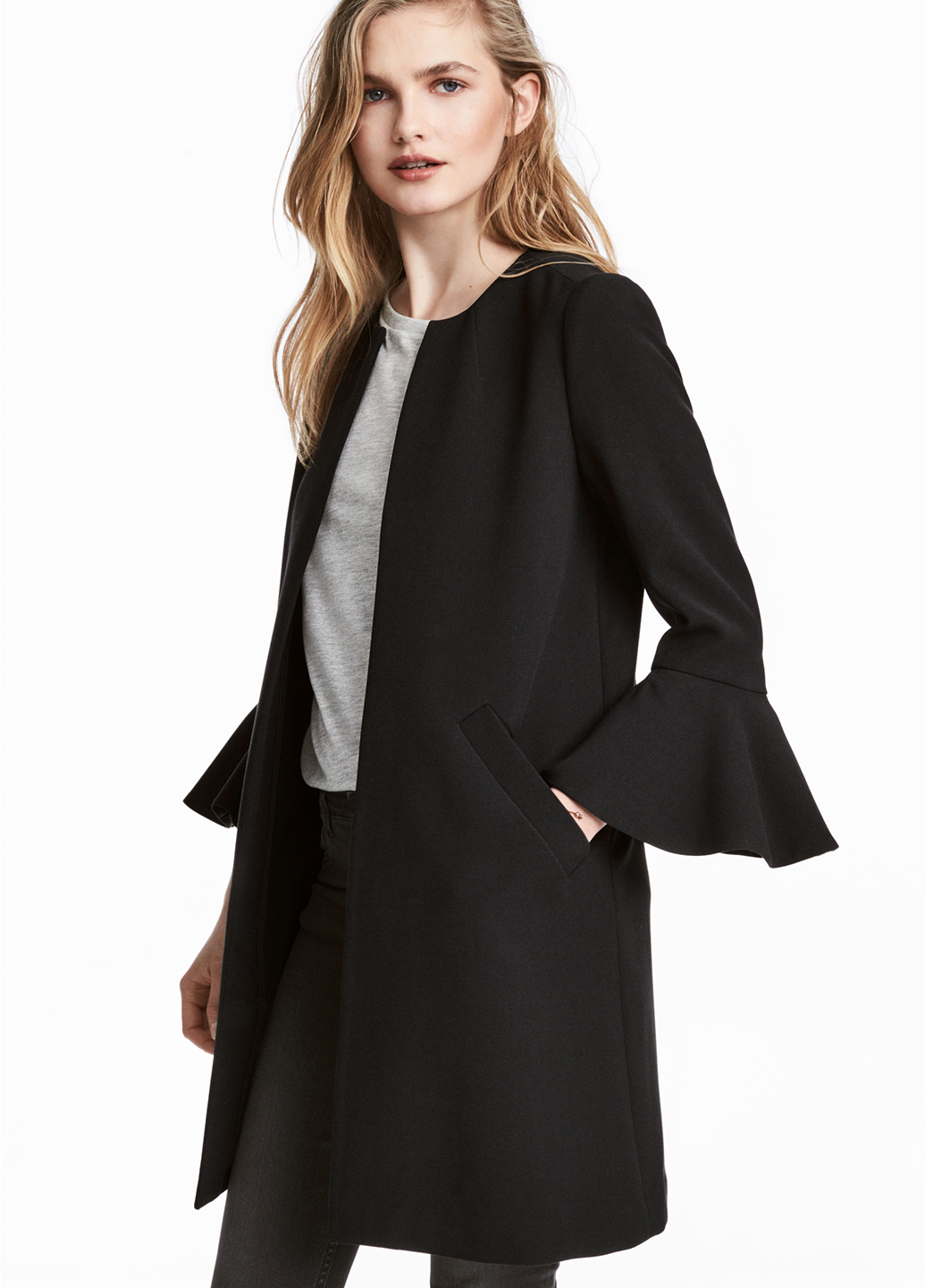 

Пальто H&M 42 Черный 0506823_01