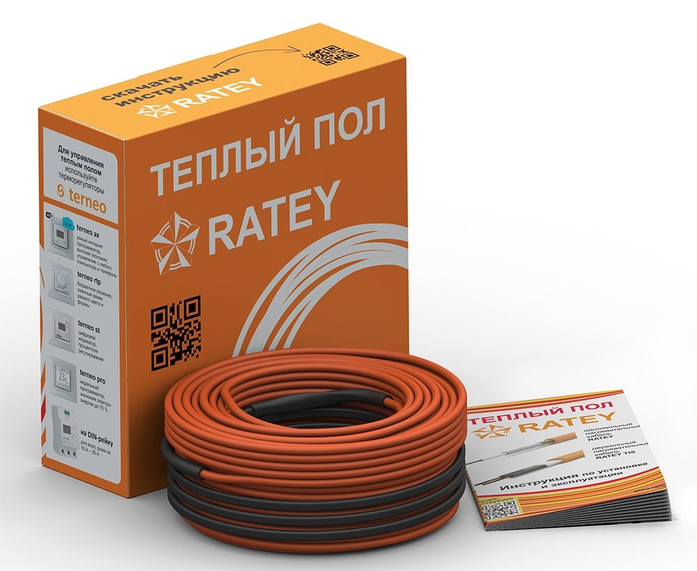 

Ratey двужильный нагревательный кабель RD2 2000 Вт. (112 м)
