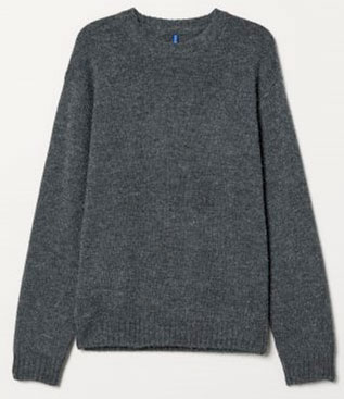

Джемпер H&M 0676104 M Серый