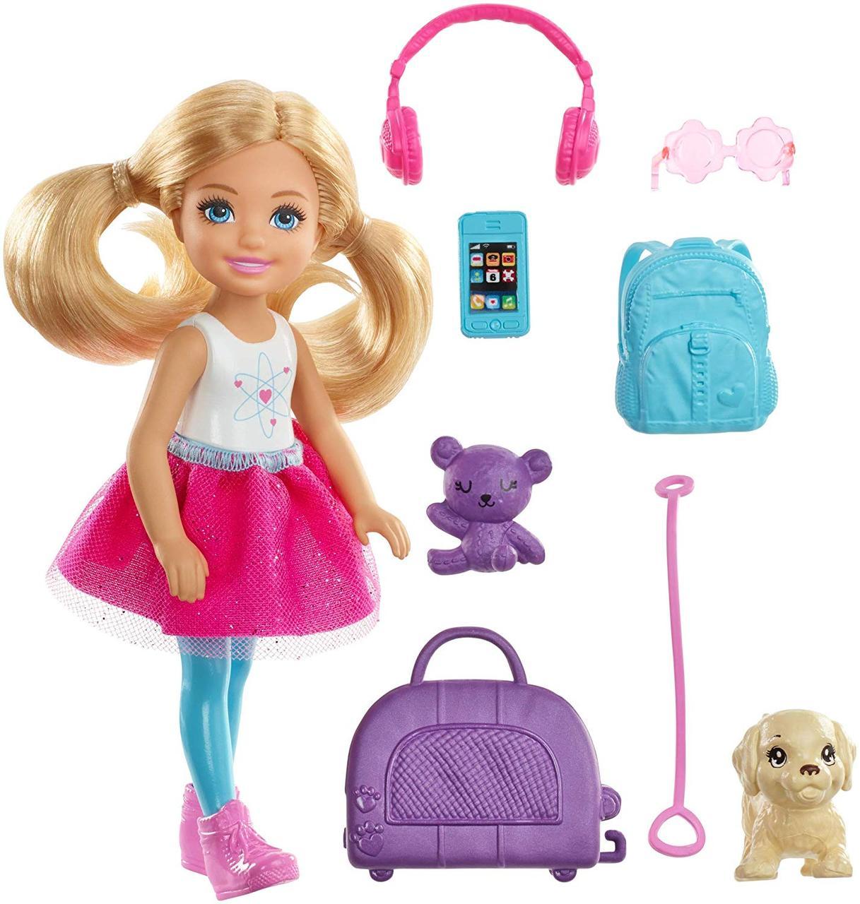 

Кукла Барби Челси путешественница Barbie Travel Chelsea Doll Mattel