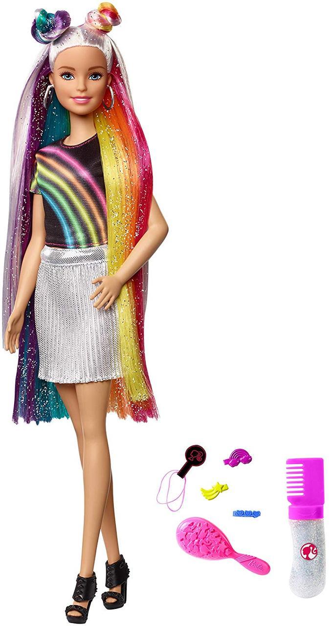 

Кукла Барби Радужная и блестящая Barbie Rainbow Sparkle Hair Doll Mattel