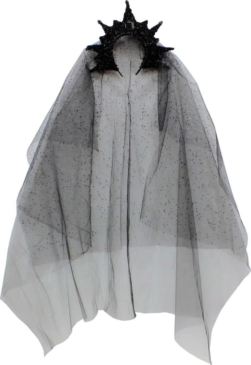 

Корона Царица с фатой Seta Decor 16-906BLK Черная