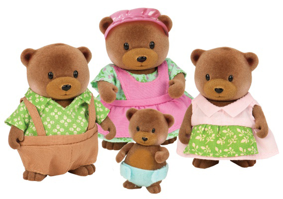 

Набор фигурок Li'l Woodzeez Семья Медведей (6093M)