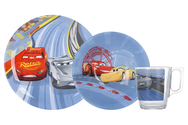 

Набор детский LUMINARC DISNEY CARS 3, 3 предмета (N5280)