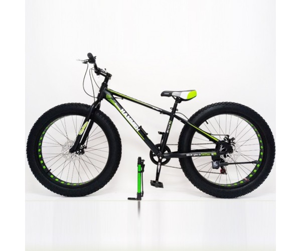 

Велосипед Sigma S800 HAMMER EXTRIME Фэт байк (Fat Bike) 26", Черно-зеленый