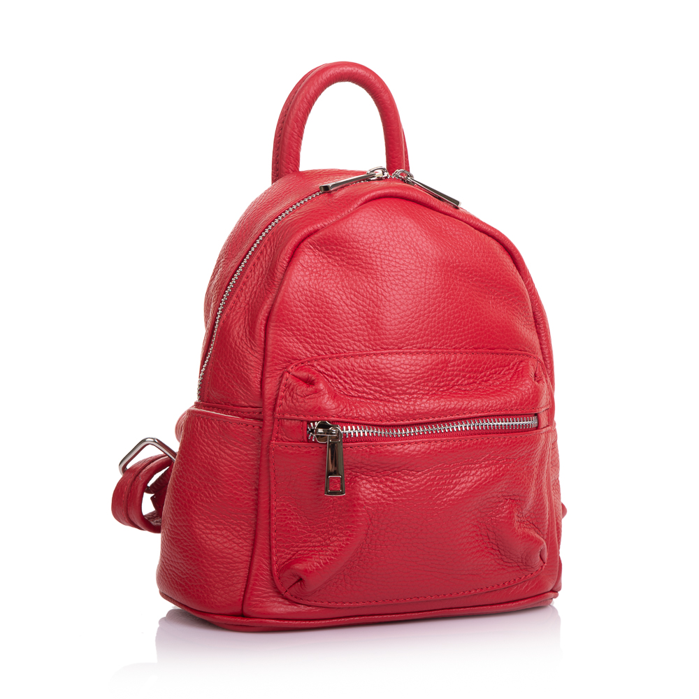 

Рюкзак Virginia Conti VC1383red кожаный Красный