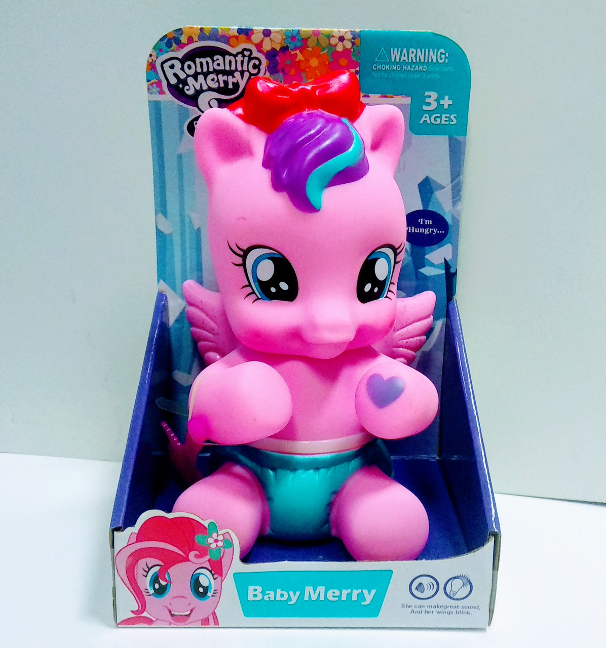 

Игровая фигурка для девочек Малышка Розовая Пони с волшебной палочкой, со звуковыми и световыми эффектами