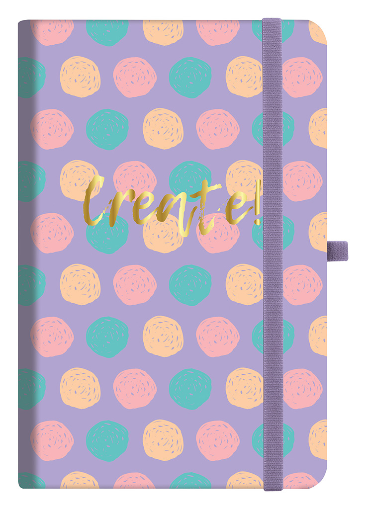 

Деловая записная книга Optima Polka Dot А5 256 страниц в линейку (O20812-33)