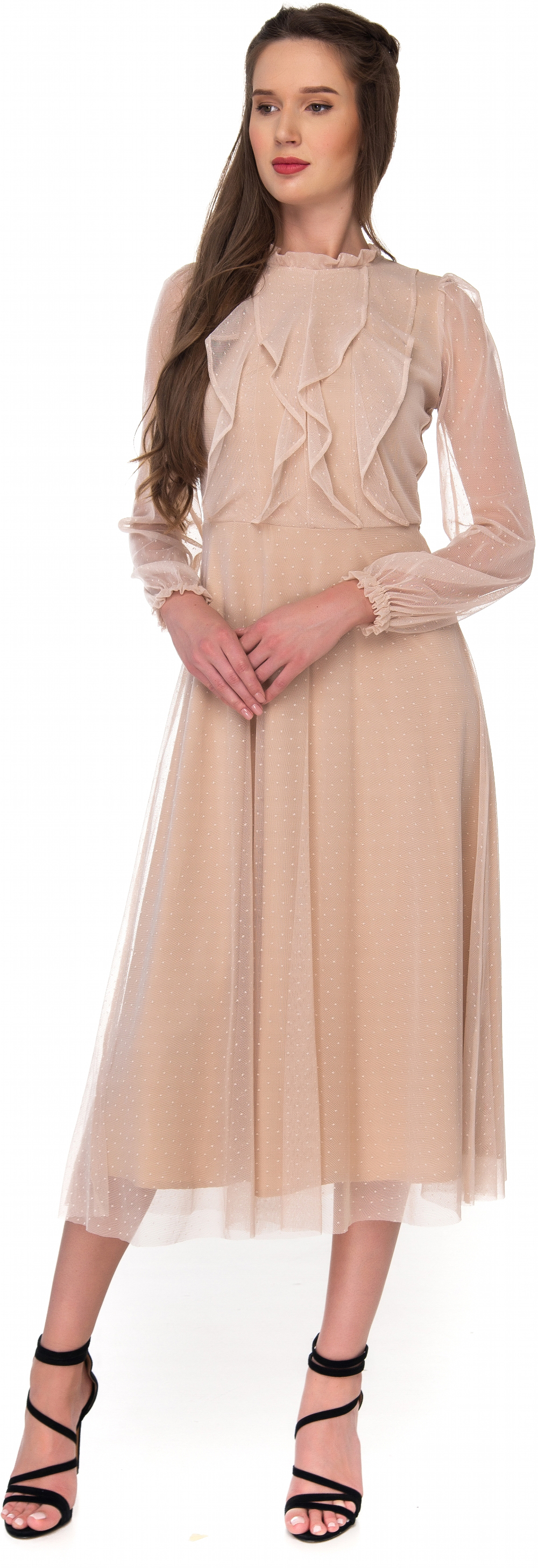 

Платье AREFEVA 09216 S Beige Pink