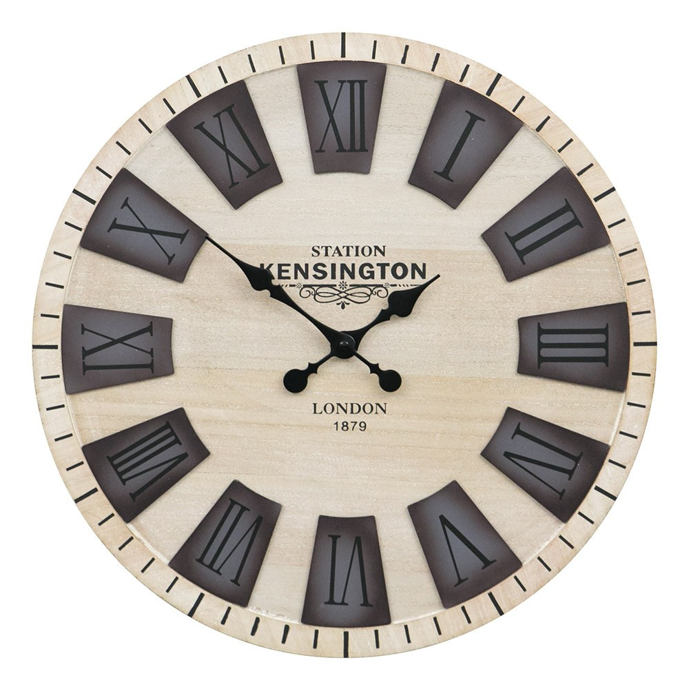 

Часы настенные деревянные в стиле ретро London Wooden 50 сm