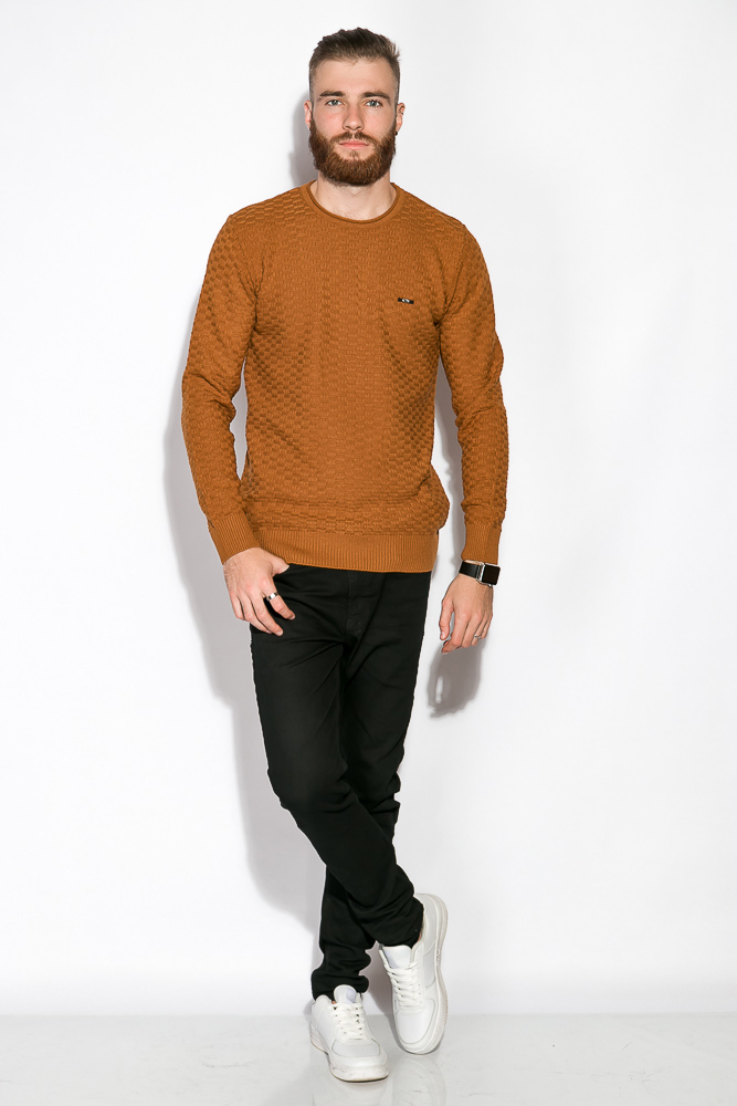 

Джемпер однотонный Time of Style 520F014  Светло-коричневый, Джемпер однотонный Time of Style 520F014 M Светло-коричневый