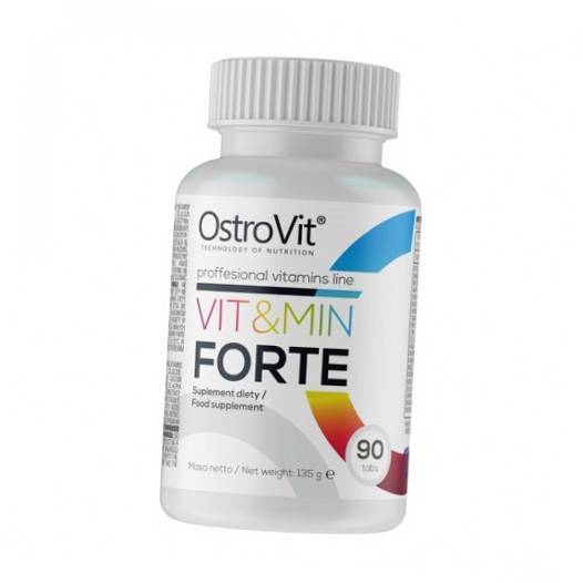 

Комплекс Витаминов, Vit & Min Forte , Ostrovit 90таб (36250013)