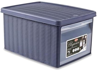 

Емкость для хранения Stefanplast Elegance 29x19x16 см 5.5 л Синяя