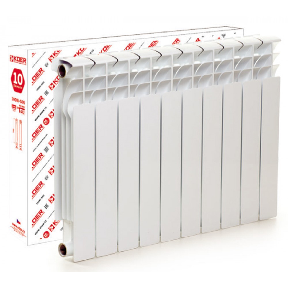 

Радиатор Koer Bimetal 100*500 (10 секций в пачке) (23703)