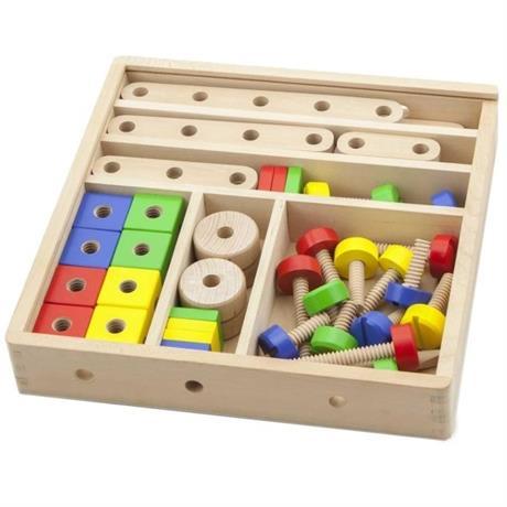 

Игровой набор строительных блоков Viga Toys (53 детали)