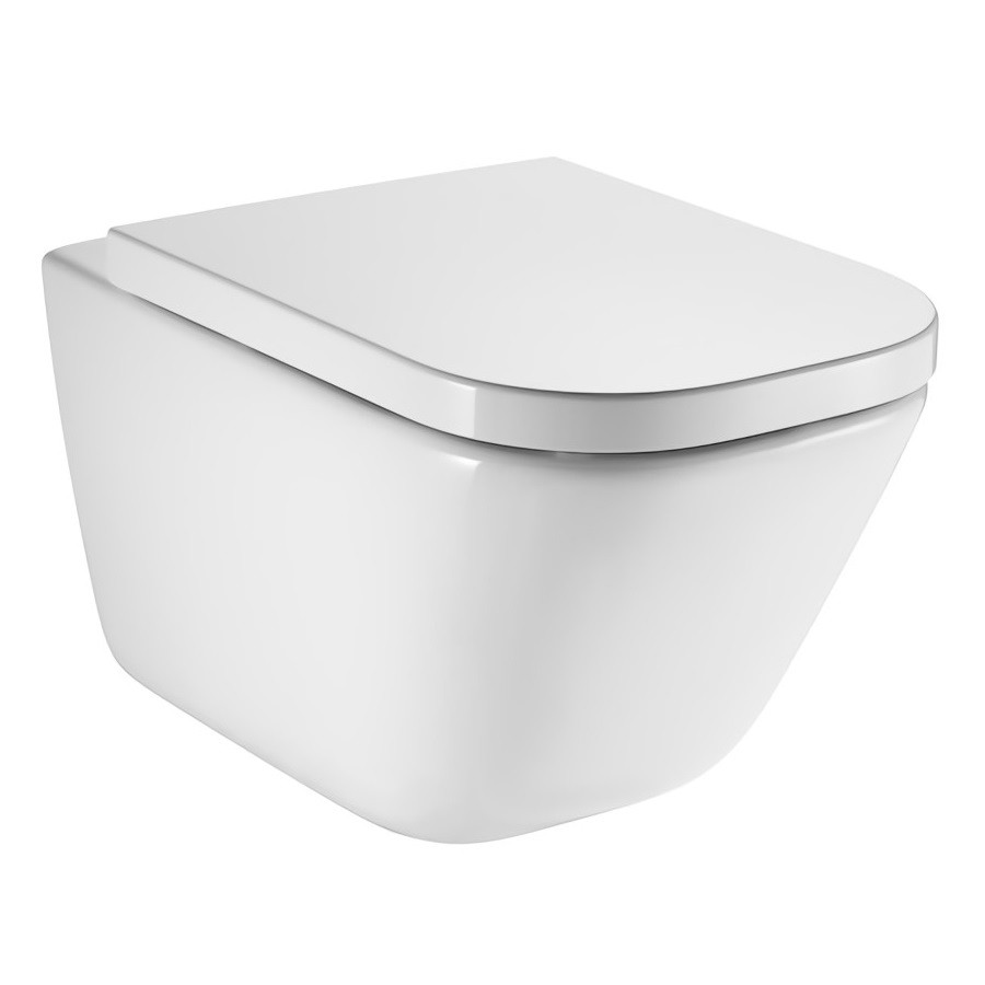 

Унитаз подвесной с сиденьем Soft Close Roca GAP Clean Rim A34H47C000 (54765)