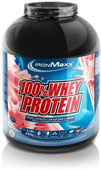 

Протеин IronMaxx 100% Whey Protein 2350 г - Клубника (4260196292337)