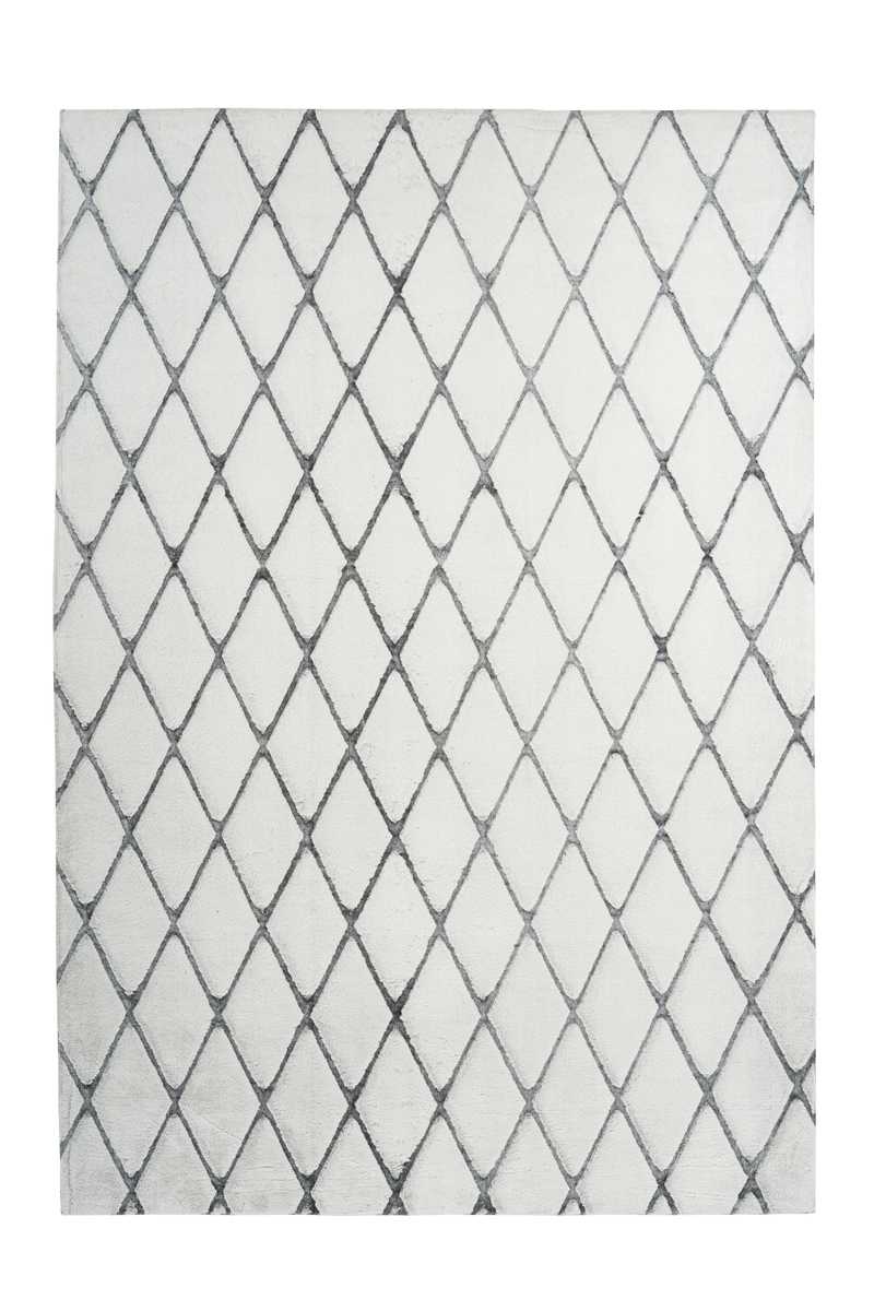 

Ковер Arhome Ковер Vivica 225 romb White/Antracite 80х150 BL6CH-80-150