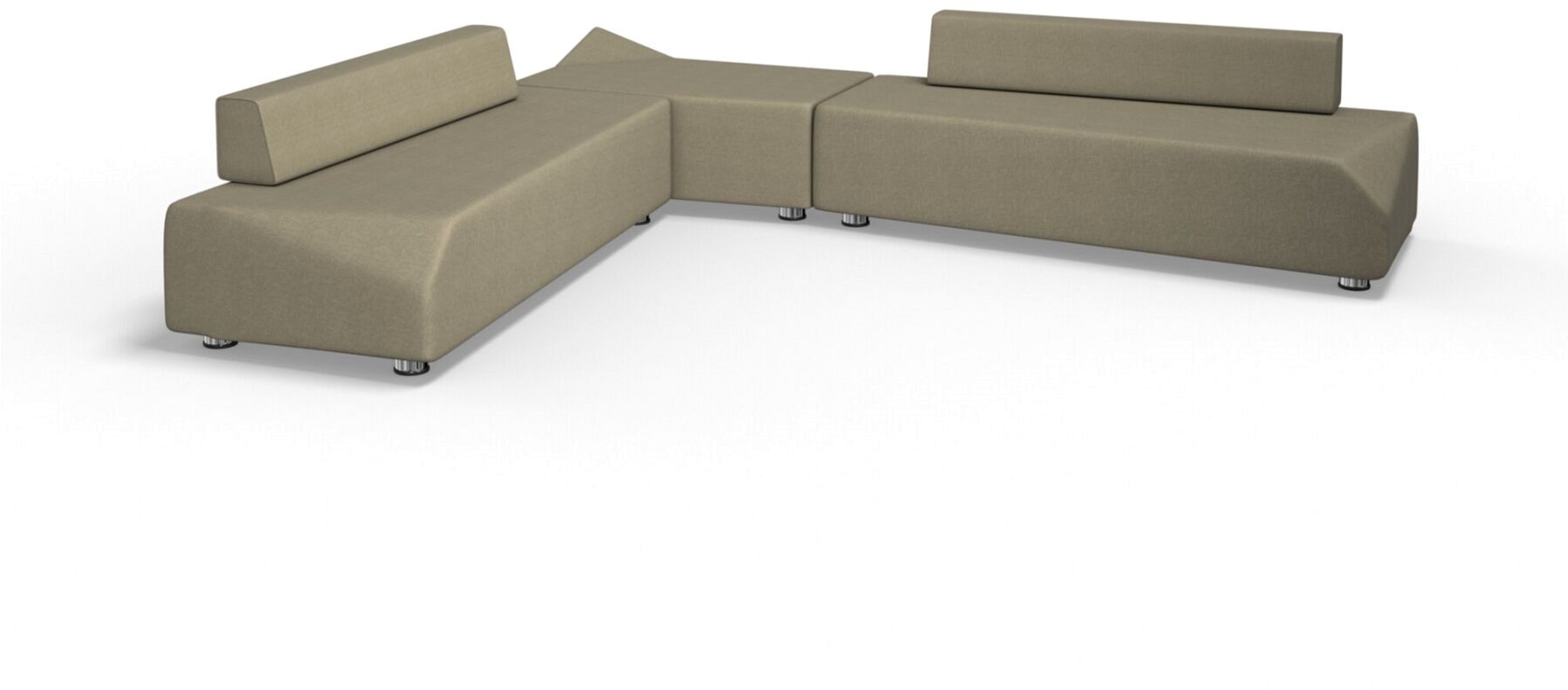 

Диван Kulik System BEVEL Кремовый