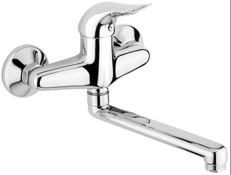 

Смеситель для кухни Emmevi Duka L245 CR44005 настенный (хром)