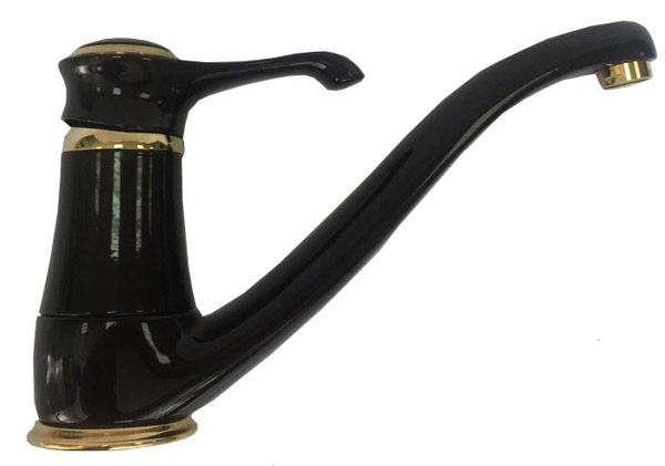 

Смеситель для кухни Emmevi Tiffany NO6095 (черный-золото)