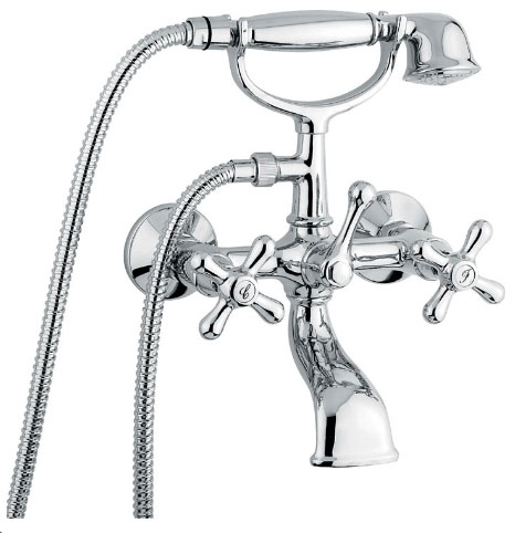 

Смеситель для ванны Emmevi Deco Classic SC12011 низкая с/акс (мат-хром)