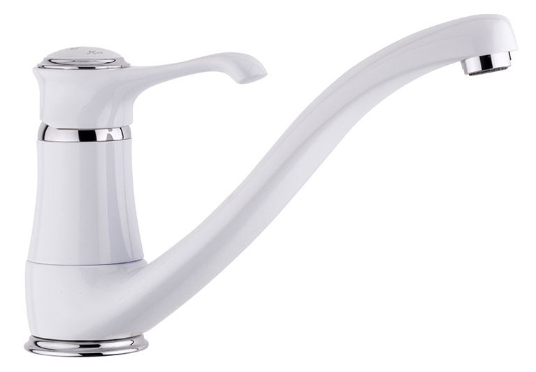 

Смеситель для кухни Emmevi Tiffany BC6095 (белый-хром)