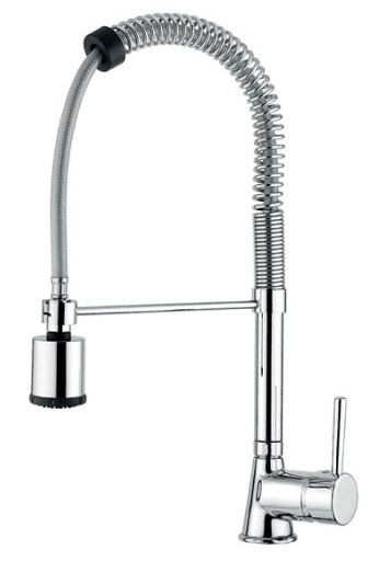 

Смеситель для кухни Emmevi Piper CR45010 на пружине с душем (хром)