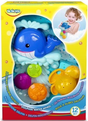 

Игрушка для ванной Дельфин Водяное колесо, BeBeLino