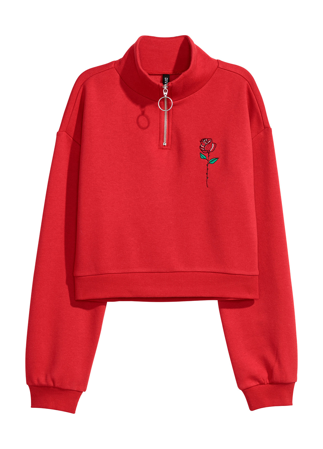 

Свитшот H&M XL красный/белый 0538584_роза_02