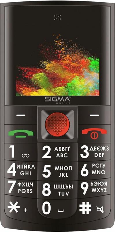 

Мобильный телефон Sigma mobile Comfort 50 Solo Dual Sim Black