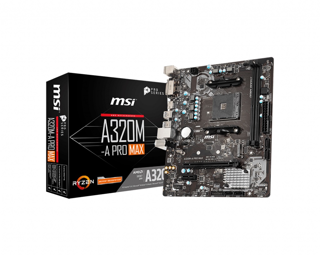 

Материнская плата MSI A320M-A Pro Max Socket AM4