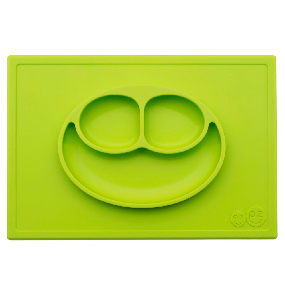 

Тварелка коврик EZPZ Happy Mat Lime силиконовая зеленая