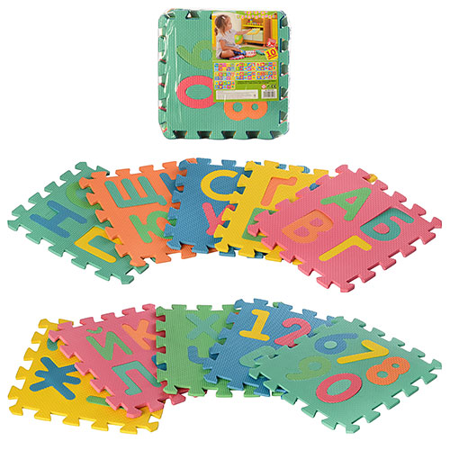 

Коврик конструктор Eva Puzzle Mats Украинский алфавит (2736) 10 деталей