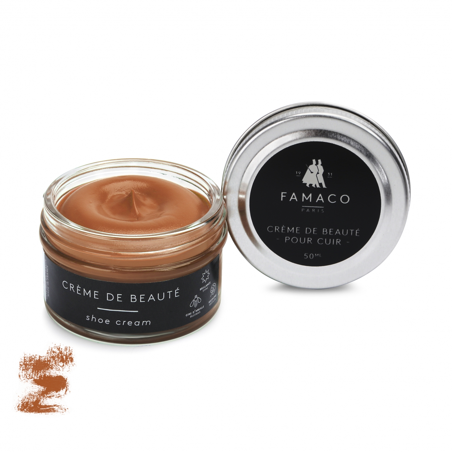

Крем для обуви бежевый 325 Famaco Creme De Beaute, 50 мл