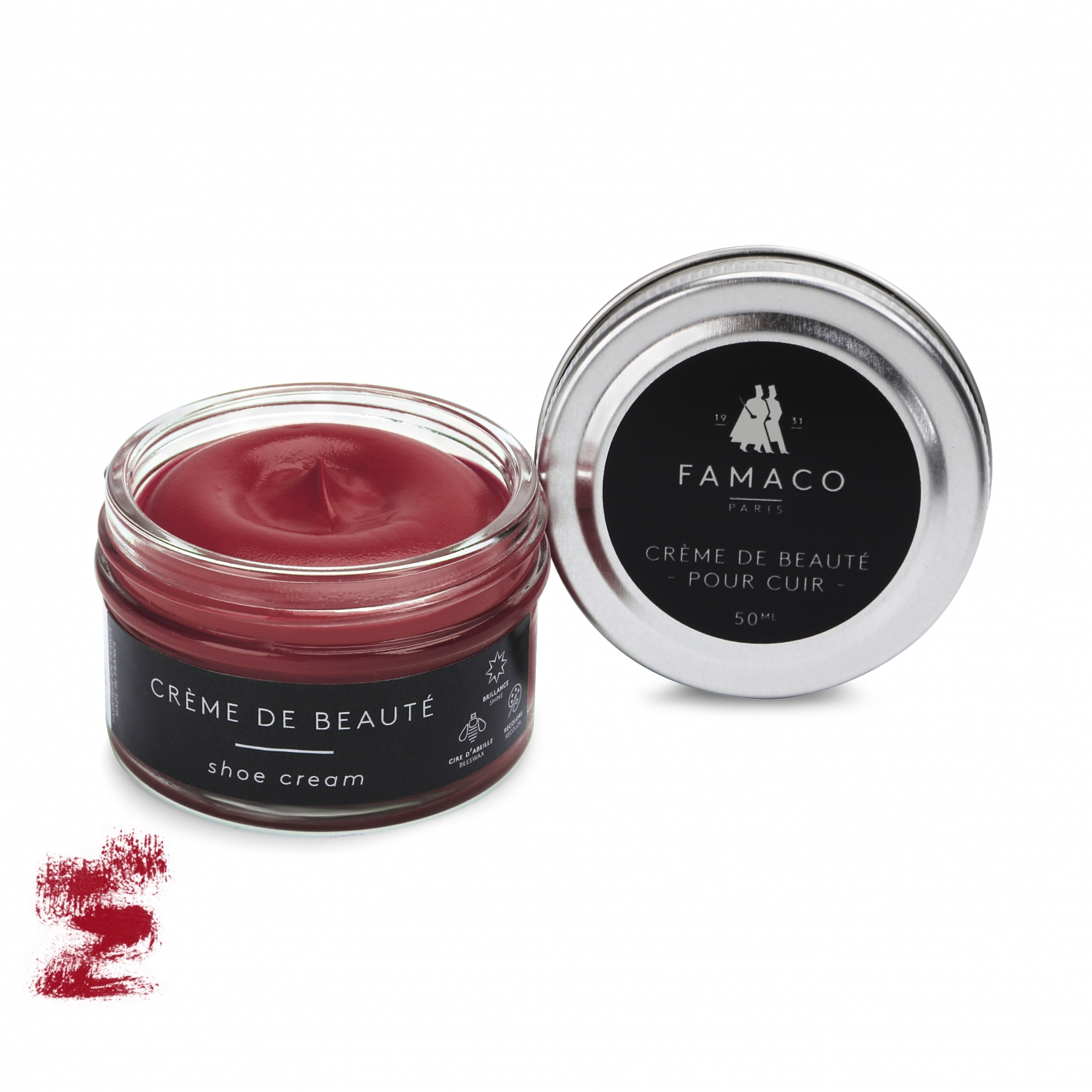 

Крем для обуви красный 319 Famaco Creme De Beaute, 50 мл
