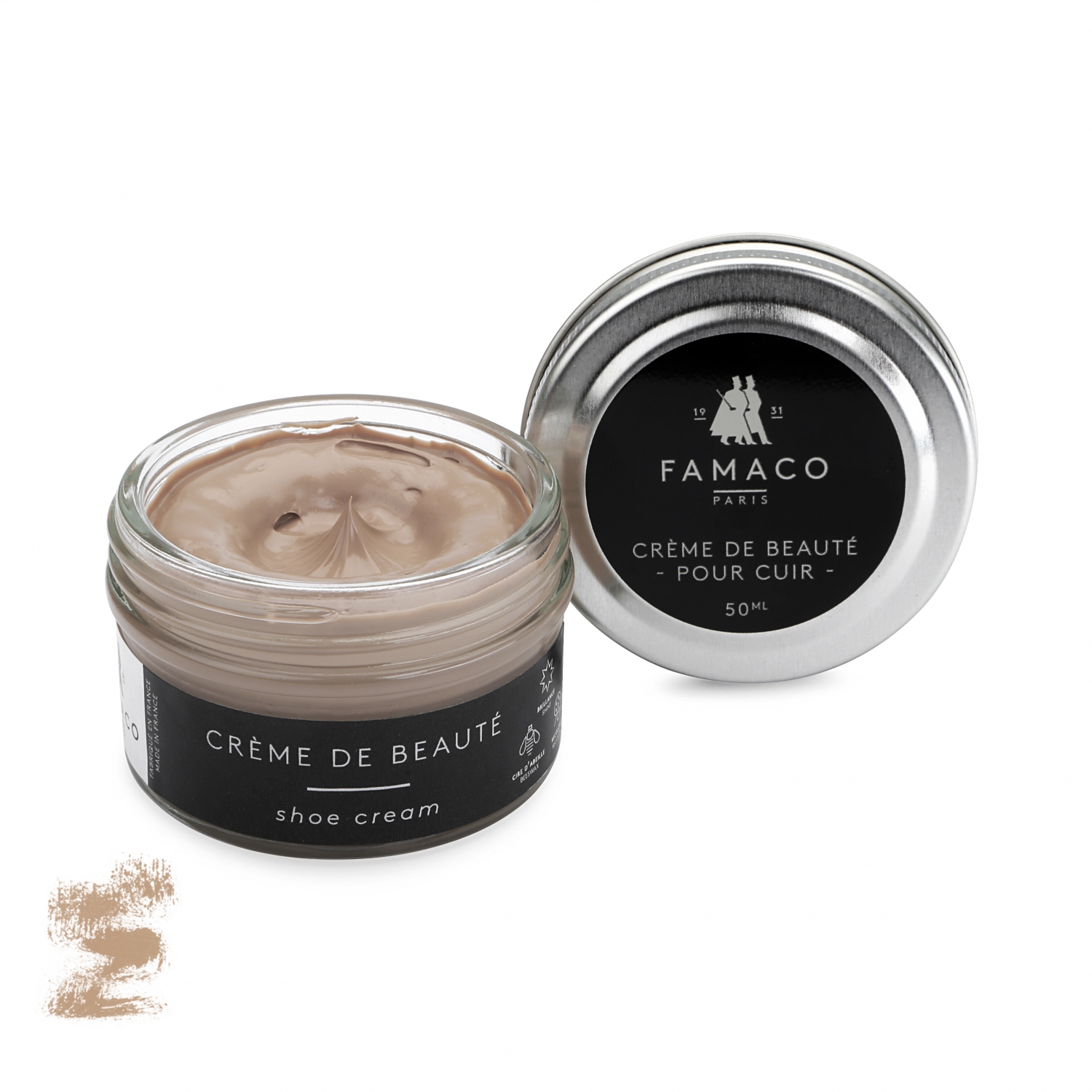 

Крем для обуви бежевый 342 Famaco Creme De Beaute, 50 мл