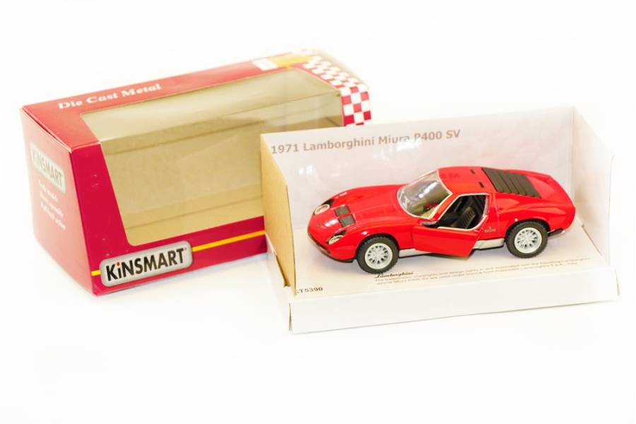 

KINSMART Мет. машина "Lamborghini Miura P400 SV" bublik (TР014KT5390W)