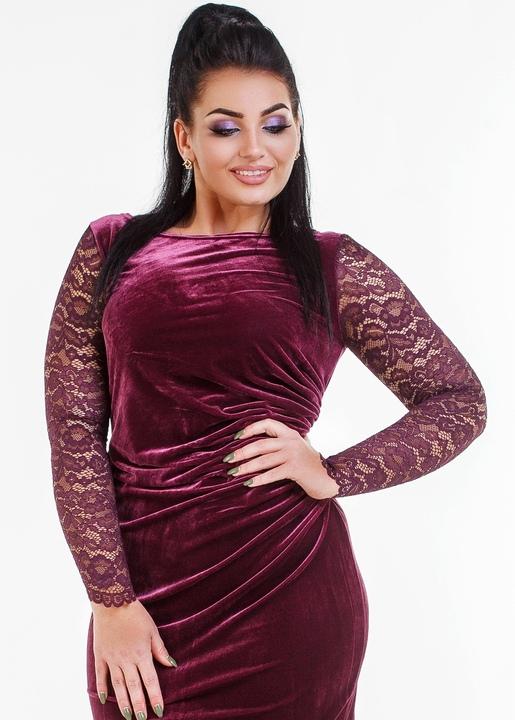 

Платье G&M k-47666 - Размер цвет марсала, Платье G&M k-47666 54-56 Размер цвет марсала