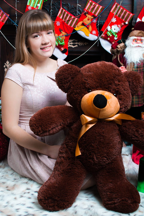 

Пюшевый мишка Мишкин Дом Рафаэль 80 cm Шоколадный