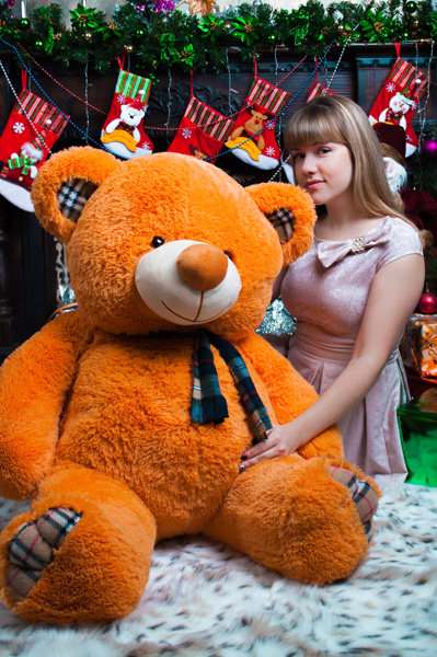 

Пюшевый мишка Мишкин Дом Потап 140 cm Карамельний