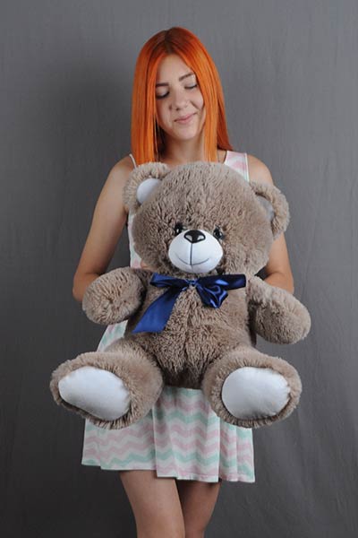 

Пюшевый мишка Мишкин Дом Томи 65 cm Кофейный