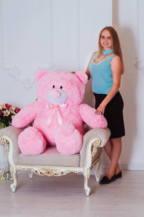

Плюшевый мишка Мишкин Дом Плюх 160 cm Розовый
